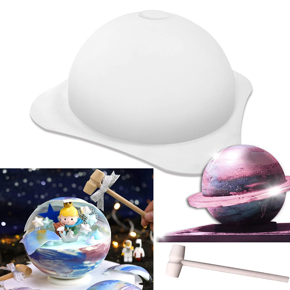 1/3pcs Large Silicone Hemisphe - Kitchen Appliances Baking ulasan dan harga