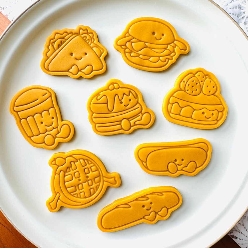 Cute Burger Sandwich Cookie Cu - Kitchen Appliances Baking ulasan dan harga