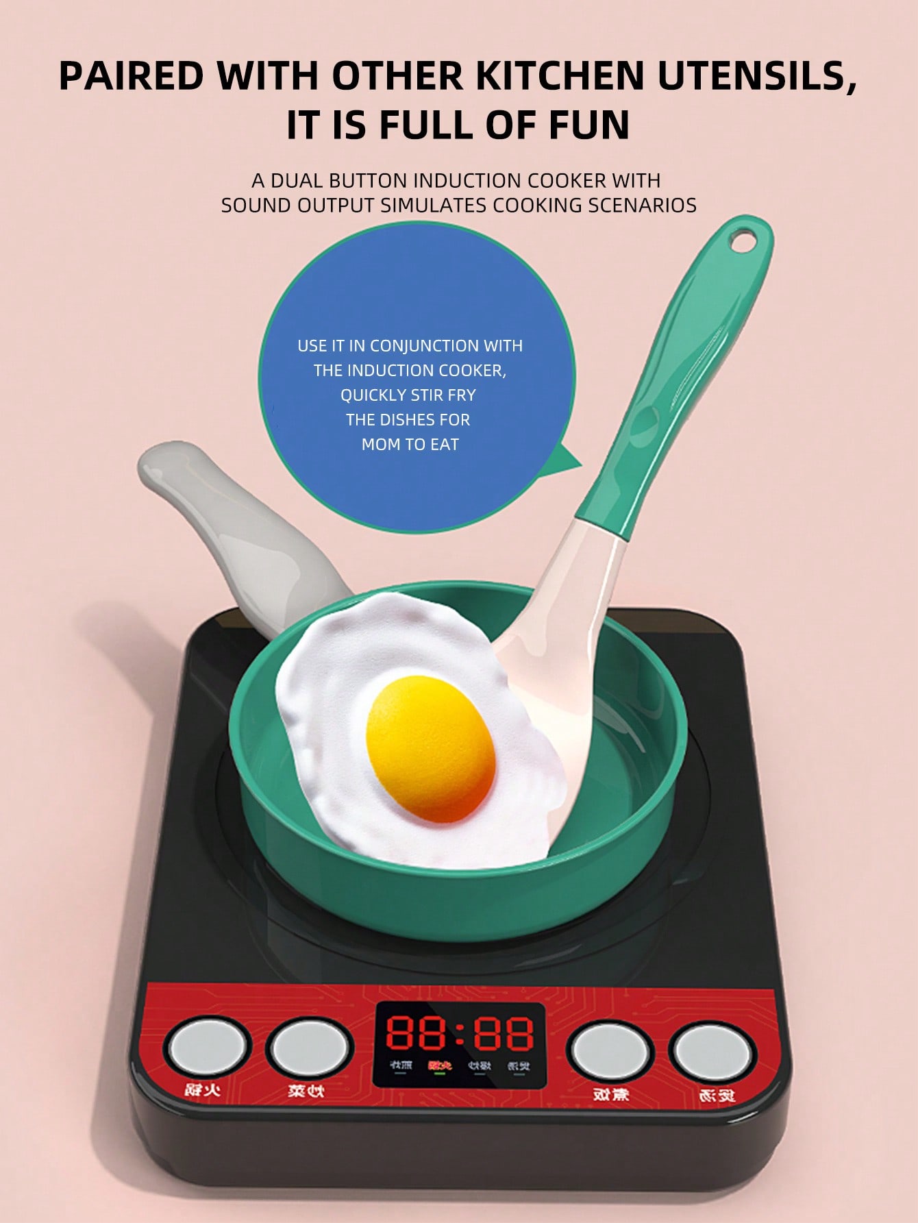 Kids Kitchen Toys Pretend Play - Kitchen Appliances Combo ulasan dan harga
