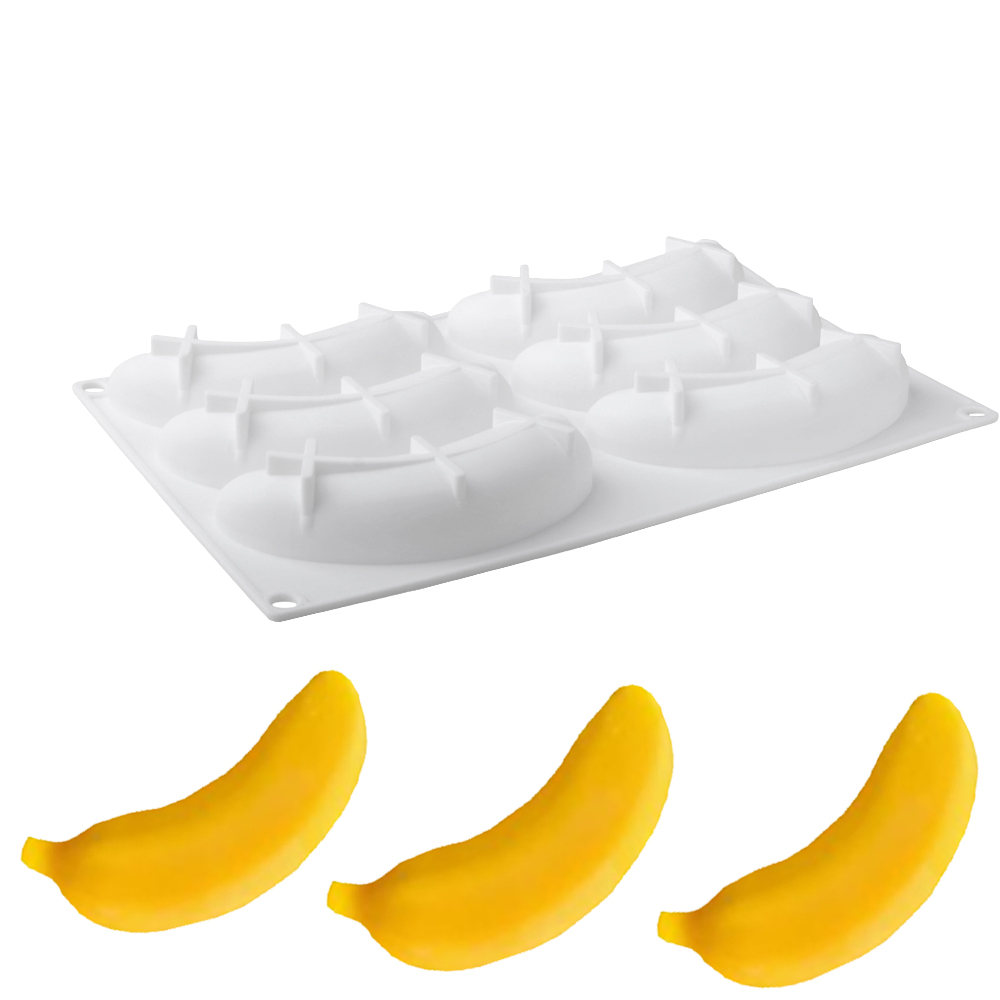 6 or 12 Cells Banana Design Si - Kitchen Appliances Baking ulasan dan harga