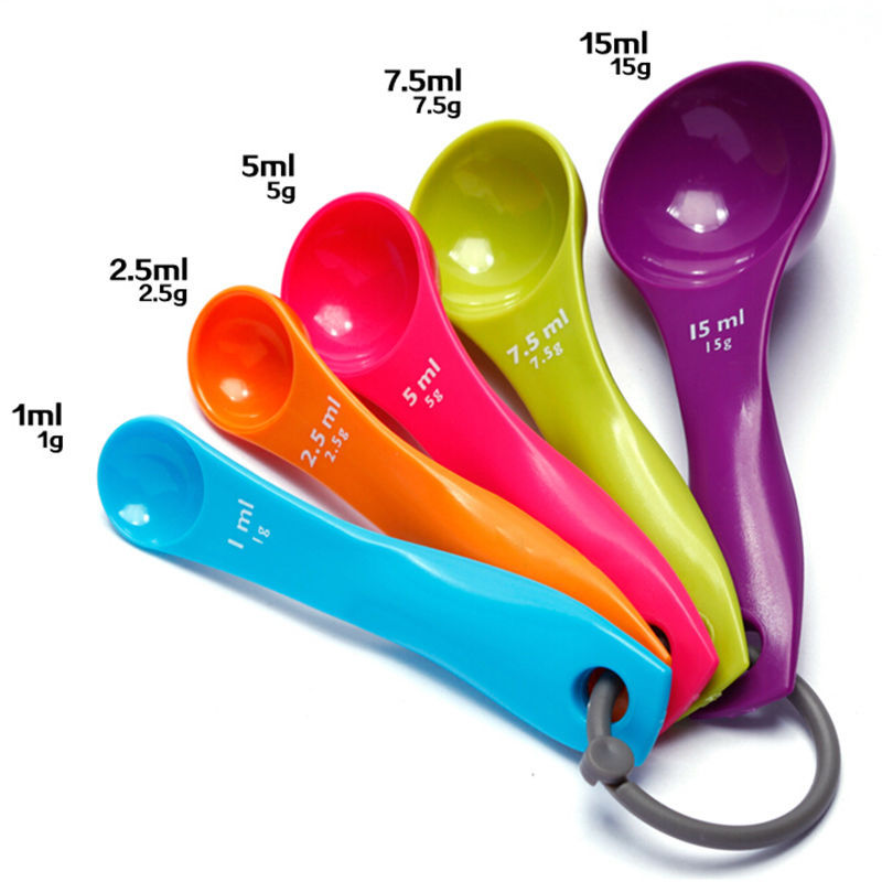 5Pcs Salt Oil Spoon Lovely Kit - Kitchen Appliances Combo ulasan dan harga