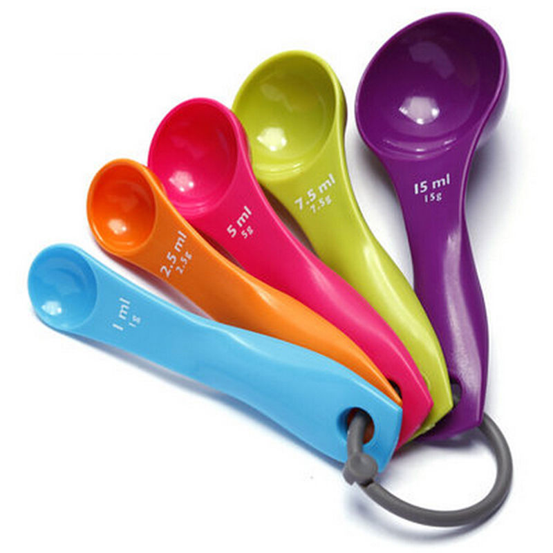 5Pcs Salt Oil Spoon Lovely Kit - Kitchen Appliances Combo ulasan dan harga