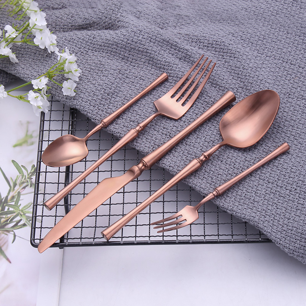 5 Pieces Knife Fork Spoon Set  - Kitchen Appliances Combo ulasan dan harga