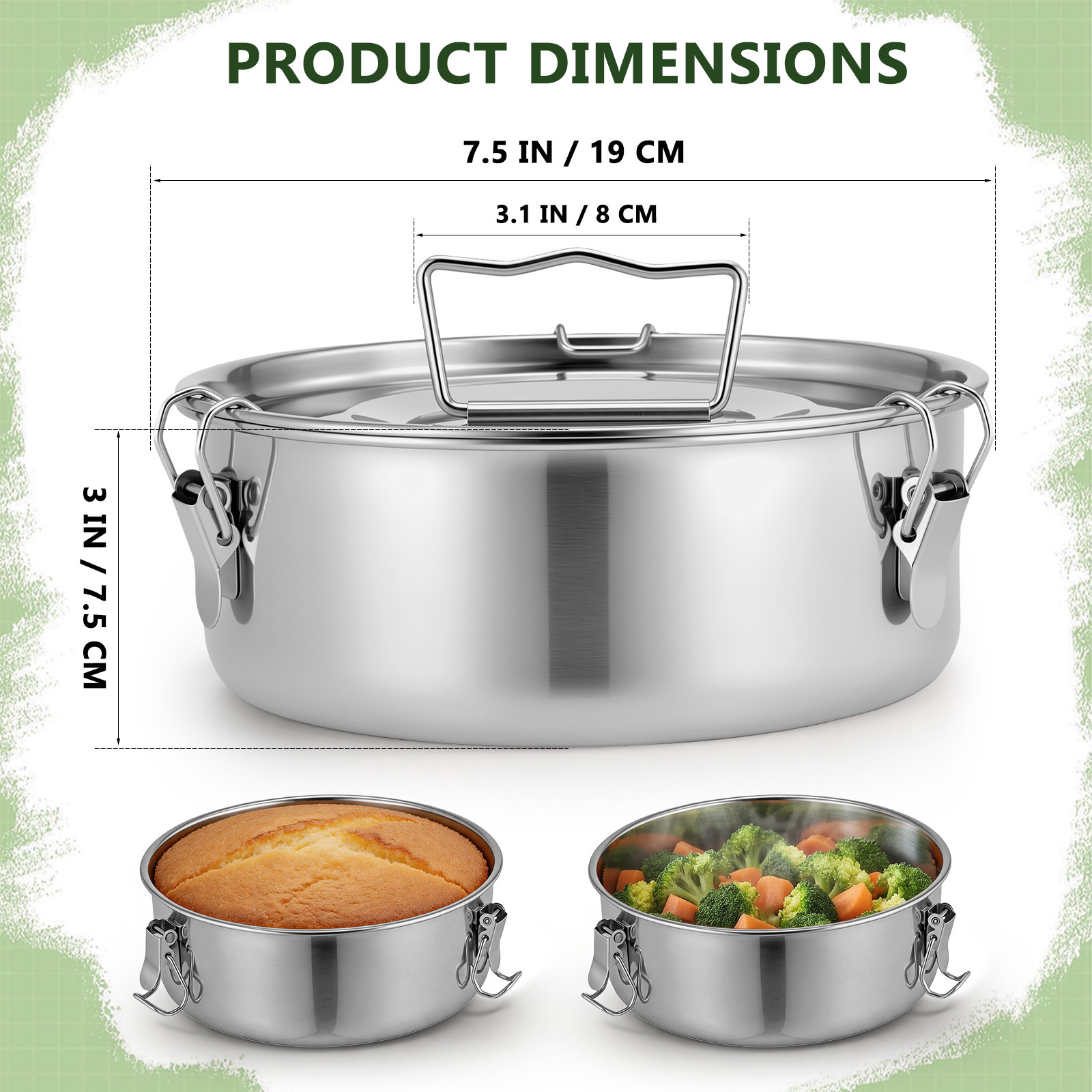 Flan Mold Lid Stainless Steel  - Kitchen Appliances Baking ulasan dan harga