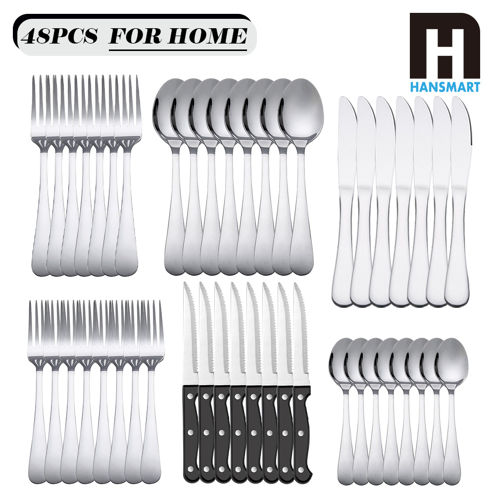 KOOMADE 48Pcs Stainless Steel  - Kitchen Appliances Combo ulasan dan harga