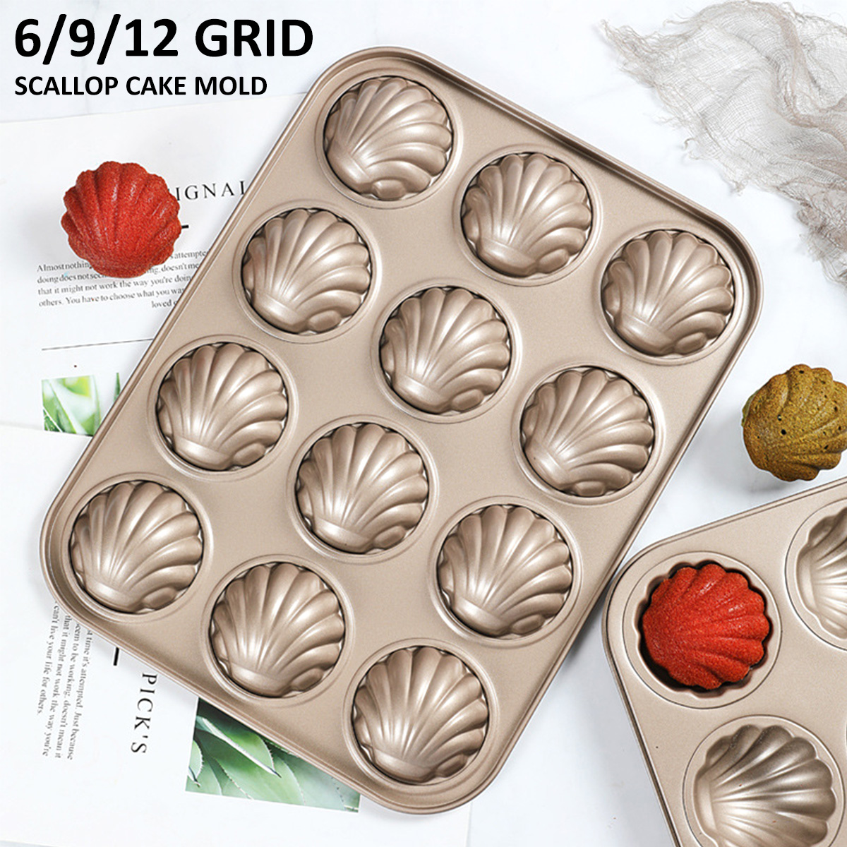 Madeleine Mold Shell Shape Bak - Kitchen Appliances Baking ulasan dan harga