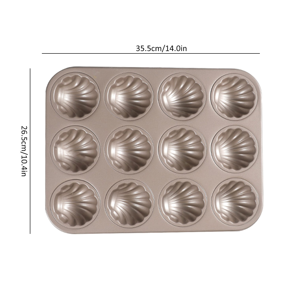 Madeleine Mold Shell Shape Bak - Kitchen Appliances Baking ulasan dan harga
