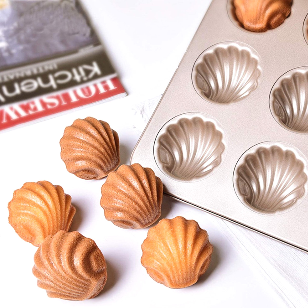 Madeleine Mold Shell Shape Bak - Kitchen Appliances Baking ulasan dan harga