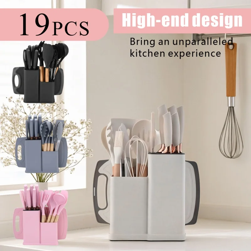 19-in-1 Kitchen Knife & Silico - Kitchen Appliances Combo ulasan dan harga