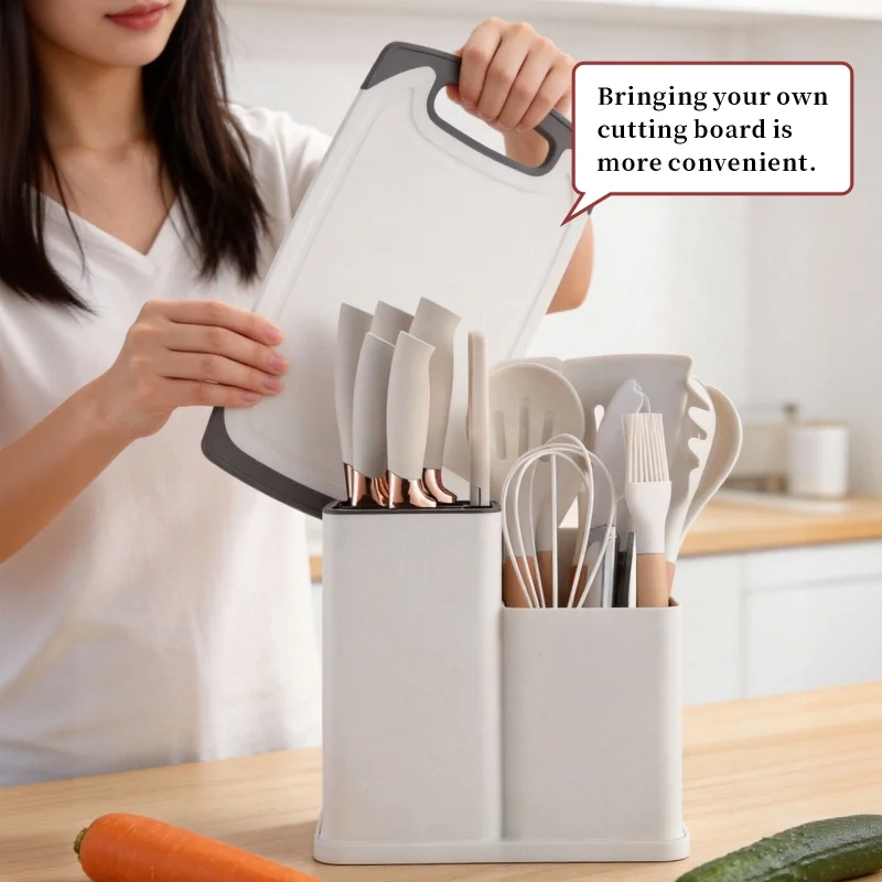 19-in-1 Kitchen Knife & Silico - Kitchen Appliances Combo ulasan dan harga
