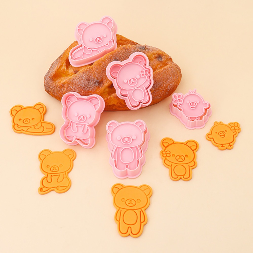 Cookie Cutters Cartoon Bear Bi - Kitchen Appliances Baking ulasan dan harga